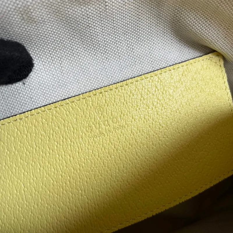 Gucci 499621 Ophidia small shoulder bag with Double G yellow