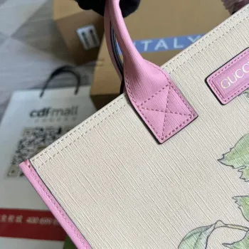 Gucci 550763 Children’s Fairy Print Large Tote Bag Pink