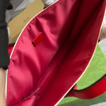 Gucci 550763 Children’s Fairy Print Large Tote Bag Red