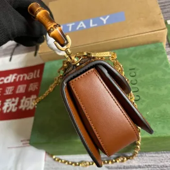 Gucci 735116 Gucci Bamboo 1947 mini top handle bag