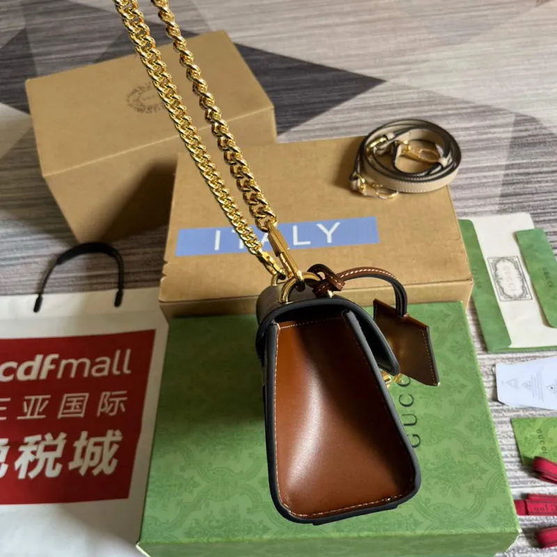 Gucci 735103 Padlock Mini shoulder bag Black