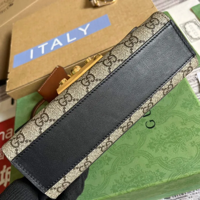 Gucci 735103 Padlock Mini shoulder bag Black