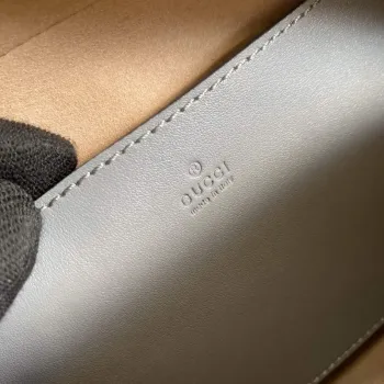 Gucci 447632 GG Marmont small shoulder bag Grey