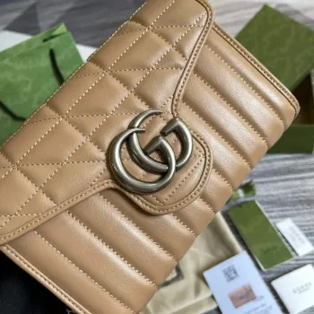 Gucci 474575 GG Marmont mini bag Light pink