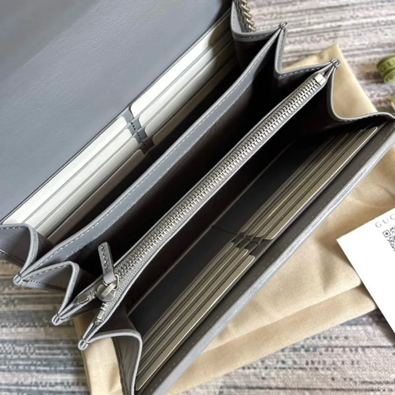 Gucci 474575 GG Marmont mini bag Grey