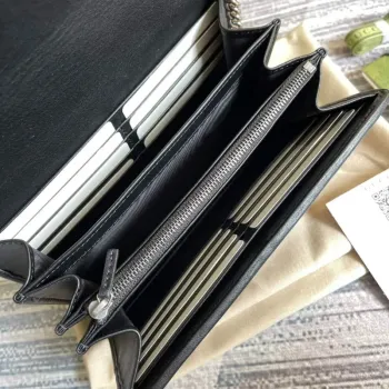 Gucci 474575 GG Marmont mini bag Black