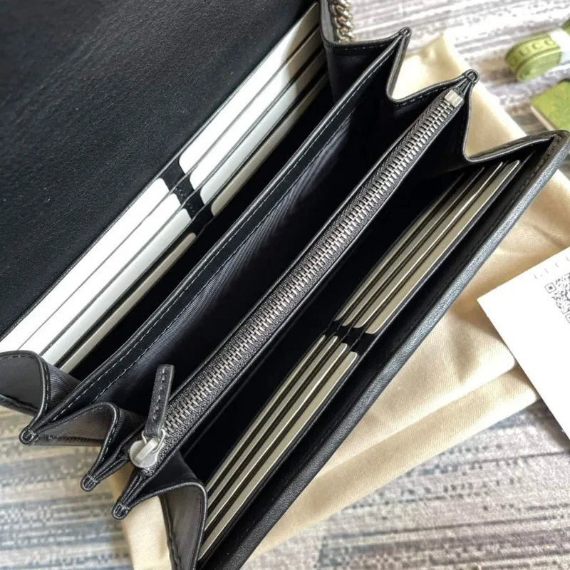 Gucci 474575 GG Marmont mini bag Black