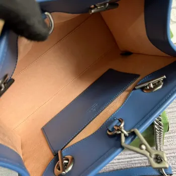 Gucci 681483 GG Marmont small tote bag Blue