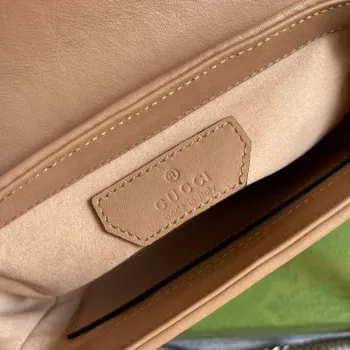 Gucci 583571 GG Marmont mini top handle bag Light Pink