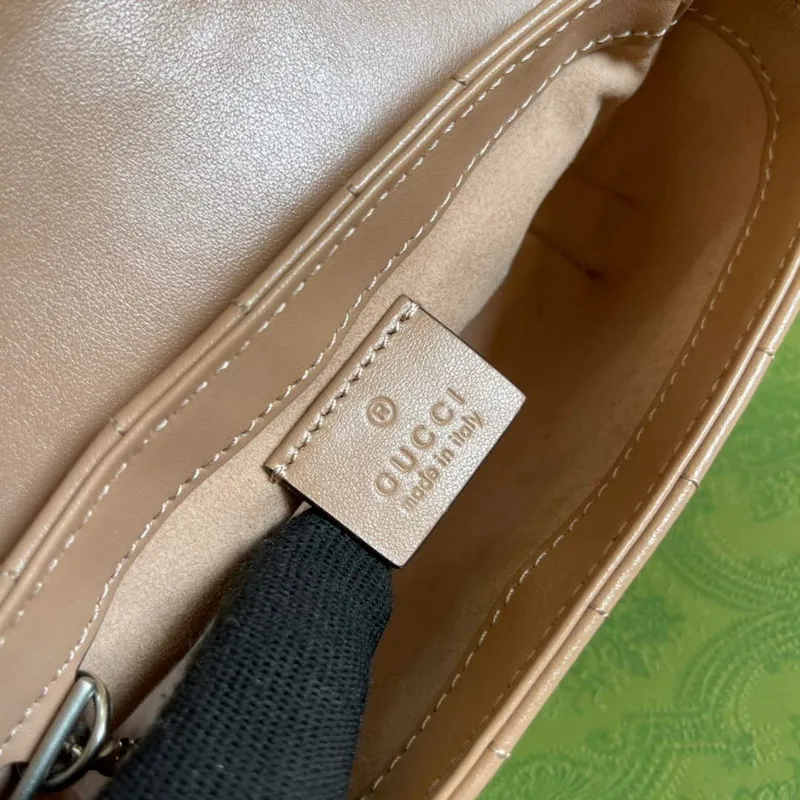 Gucci 476433 GG Marmont Super Mini Bag Pink