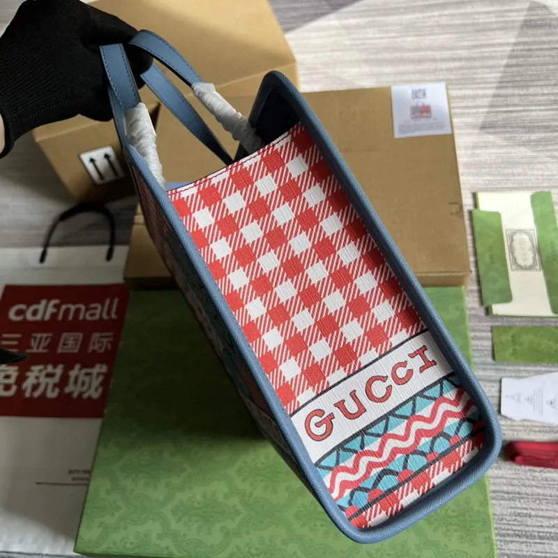 Gucci 605614 Children’s Kitten Print Tote Bag