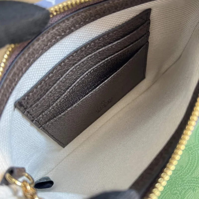 Gucci 698805 Ophidia gg Heart Utility Belt Bag Brown