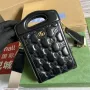 Gucci 723776 GG Matelassé Top Handle Mini Bag Black