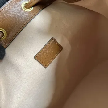 Gucci 724652 Diana Small Bucket Bag Brown