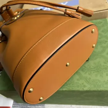 Gucci 724667 Diana Mini Bucket Bag Light Brown