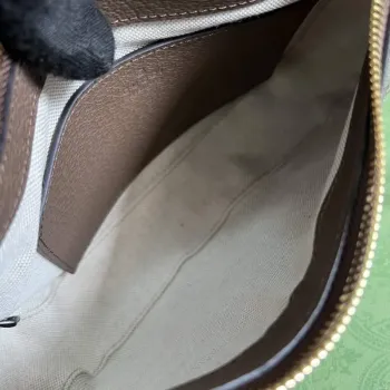 Gucci 735145 GG Supreme Ophidia small handbag Brown