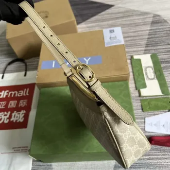 Gucci 735145 GG Supreme Ophidia small handbag Oatmeal