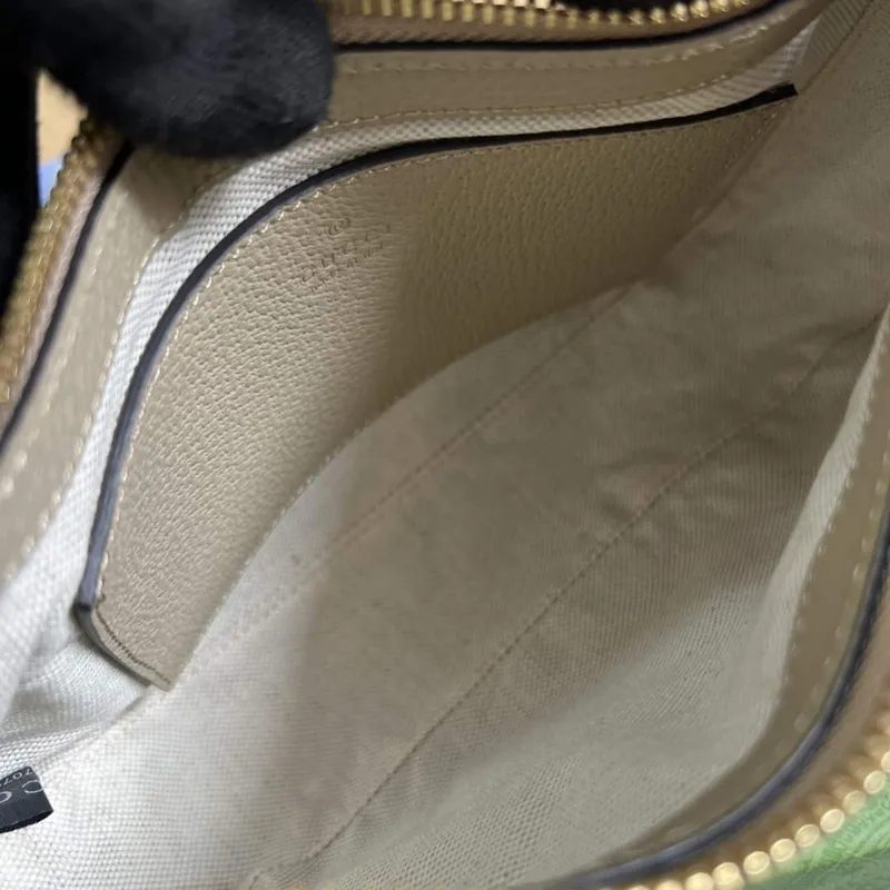 Gucci 735145 GG Supreme Ophidia small handbag Oatmeal