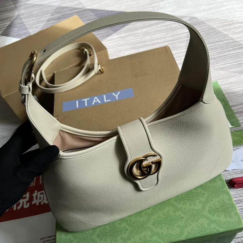 Gucci 726274 Aphrodite Medium Shoulder Bag White