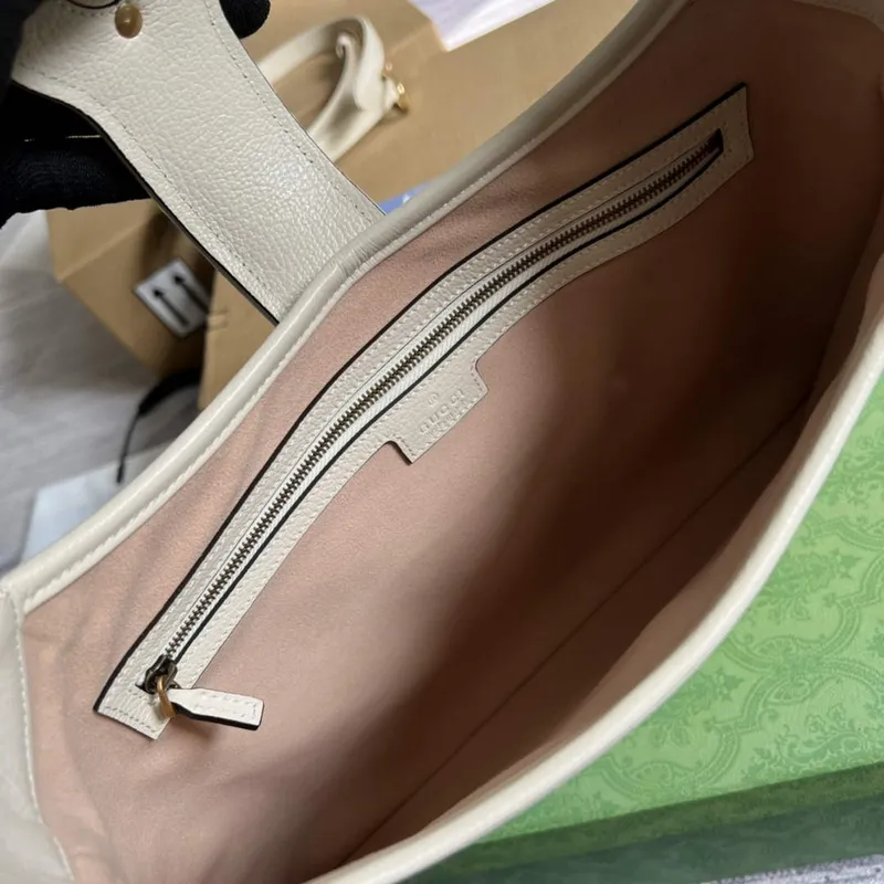 Gucci 726274 Aphrodite Medium Shoulder Bag White