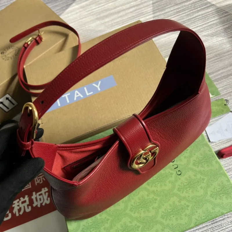 Gucci 726274 Aphrodite Medium Shoulder Bag Red