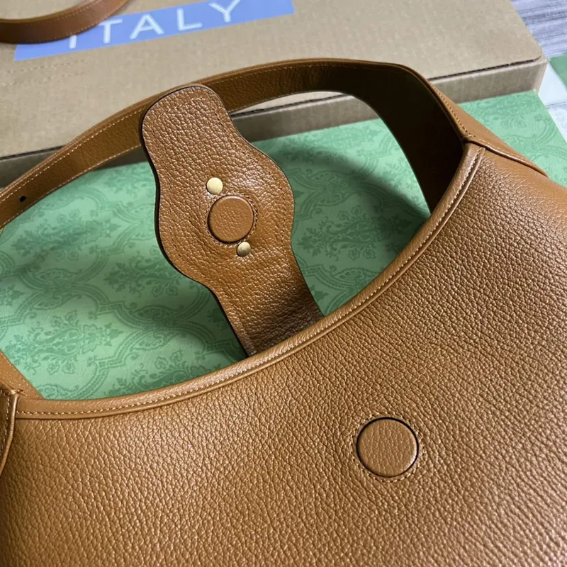 Gucci 726274 Aphrodite Medium Shoulder Bag Light Brown