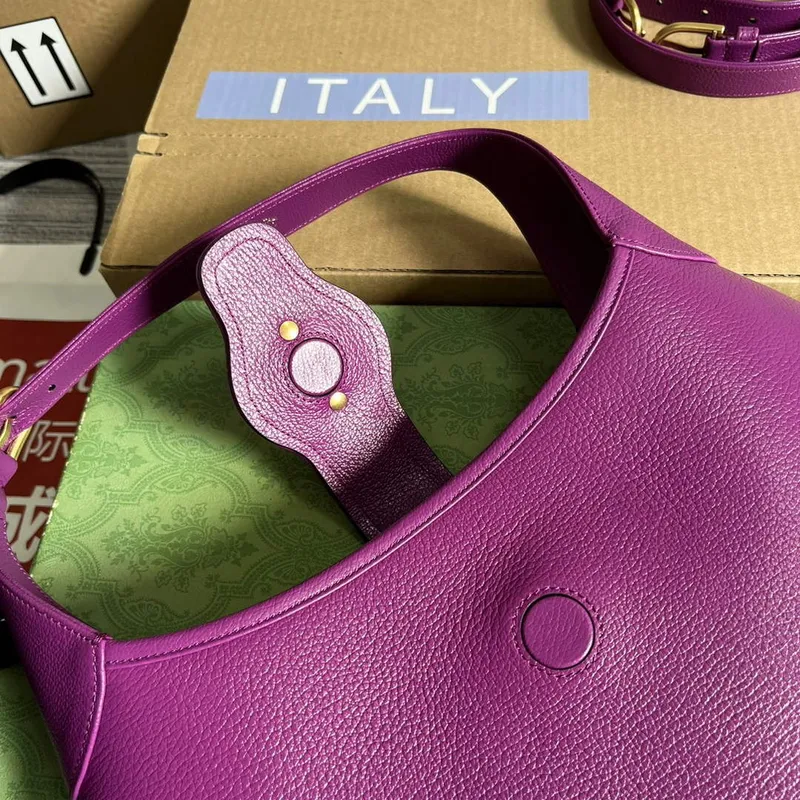 Gucci 726274 Aphrodite Medium Shoulder Bag Purple