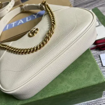 Gucci 731817 Aphrodite Small Shoulder Bag White