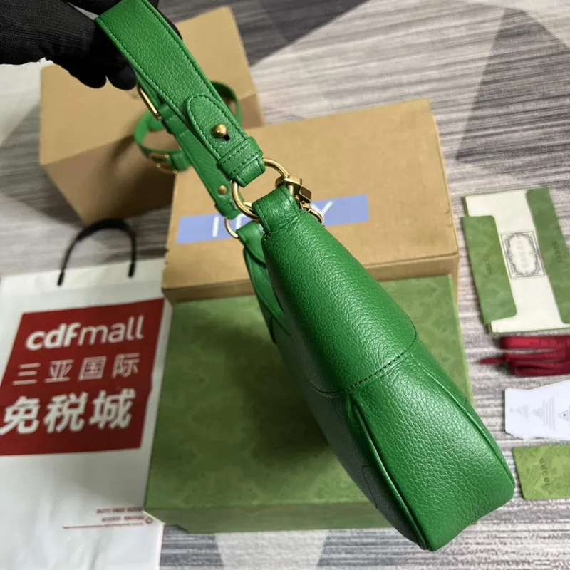 Gucci 731817 Aphrodite Small Shoulder Bag Green