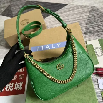 Gucci 731817 Aphrodite Small Shoulder Bag Green