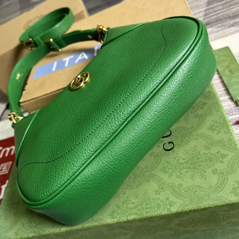 Gucci 731817 Aphrodite Small Shoulder Bag Green