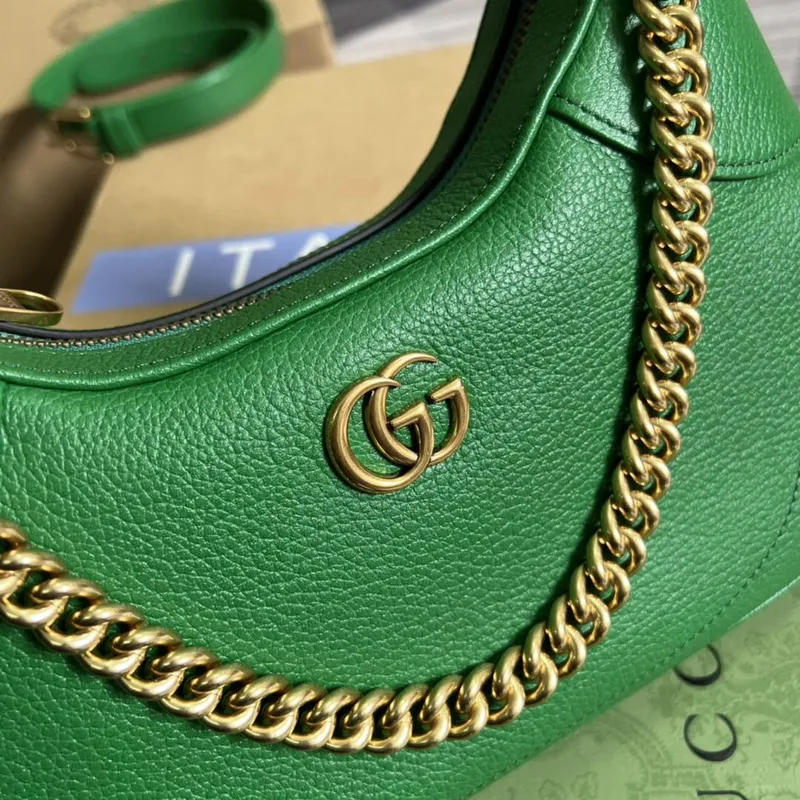 Gucci 731817 Aphrodite Small Shoulder Bag Green
