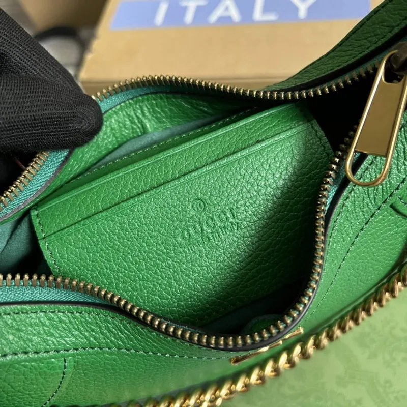 Gucci 731817 Aphrodite Small Shoulder Bag Green