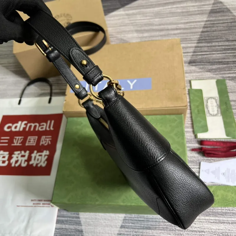 Gucci 731817 Aphrodite Small Shoulder Bag Black