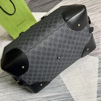 Gucci 696015 Large duffle bag with Interlocking G Black
