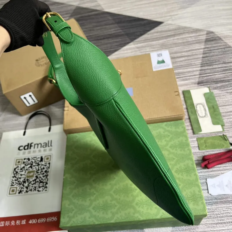 Gucci 726274 Aphrodite Medium Shoulder Bag Green