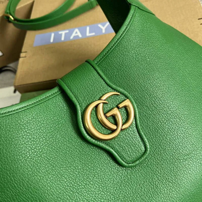 Gucci 726274 Aphrodite Medium Shoulder Bag Green