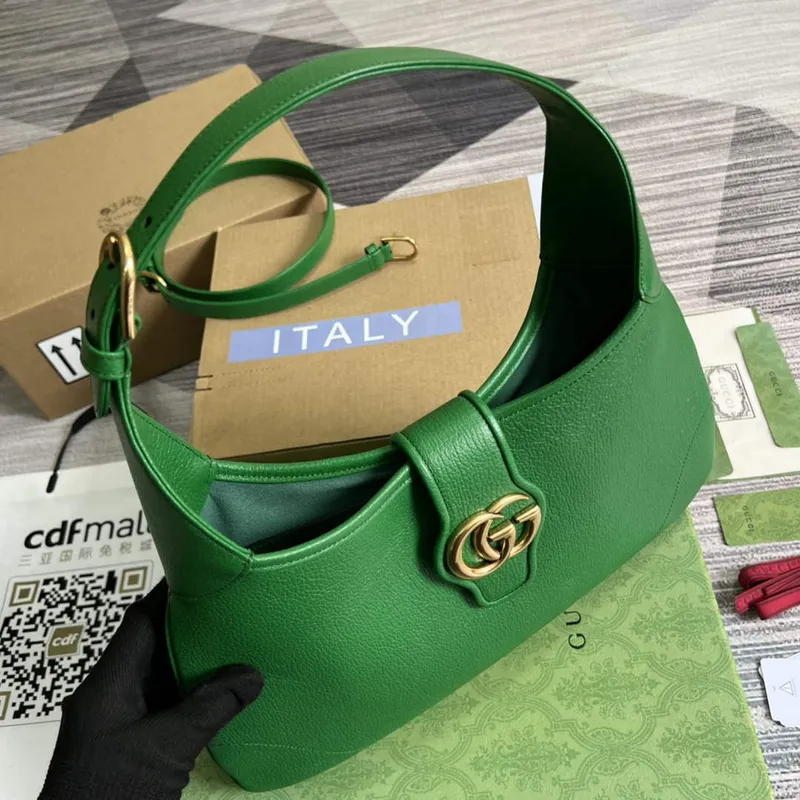 Gucci 726274 Aphrodite Medium Shoulder Bag Green