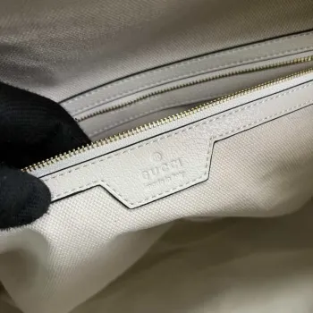 Gucci 681295 Jumbo GG medium duffle bag Gray