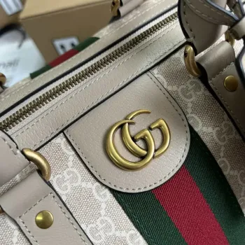Gucci 681295 Jumbo GG medium duffle bag Beige