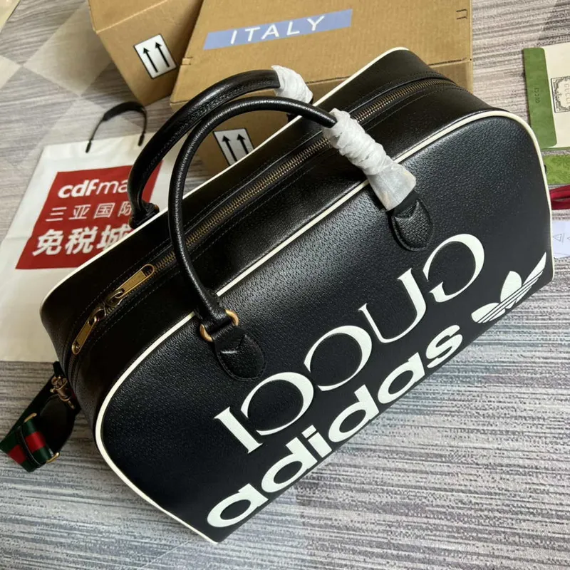Adidas x Gucci large duffle bag 702422 Black