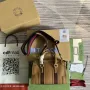 Gucci 715771 Mini top handle bag with Double G Tan