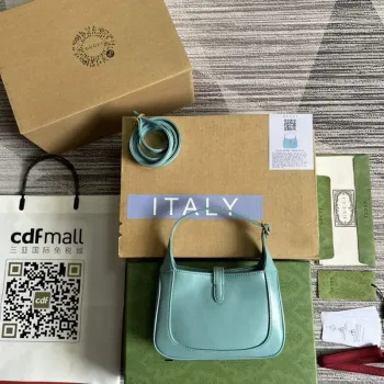 Gucci 637091 Jackie 1961 mini shoulder bag Light blue