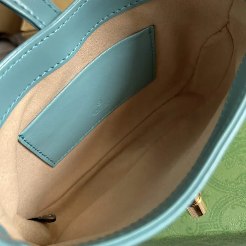 Gucci 637091 Jackie 1961 mini shoulder bag Light blue