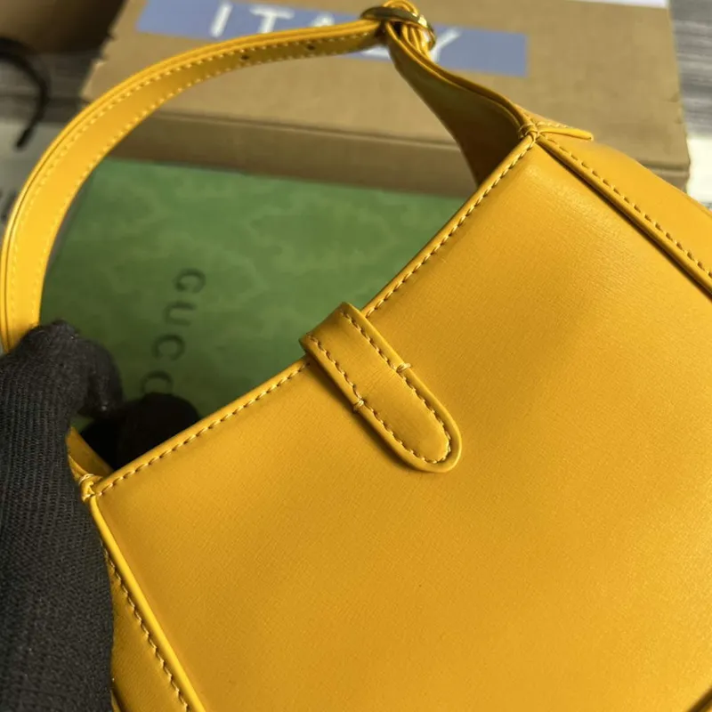Gucci 637091 Jackie 1961 mini shoulder bag Yellow