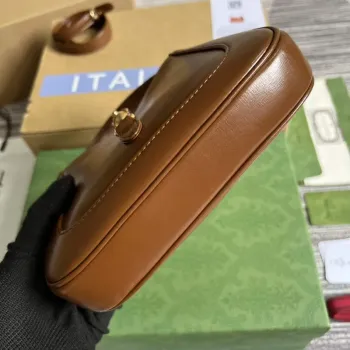 Gucci 637091 Jackie 1961 mini shoulder bag Brown