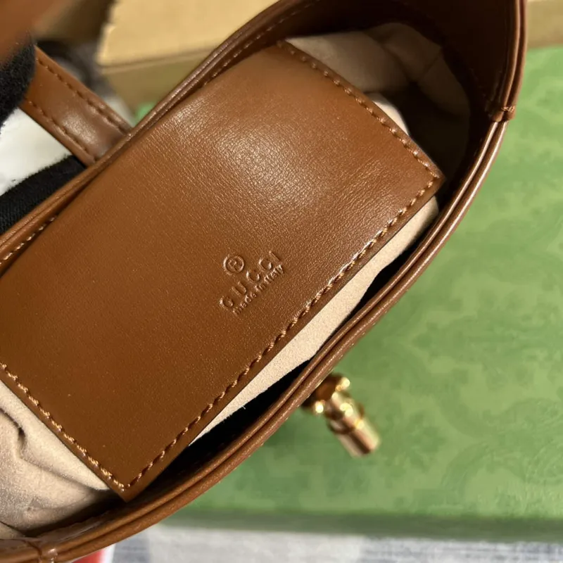 Gucci 637091 Jackie 1961 mini shoulder bag Brown