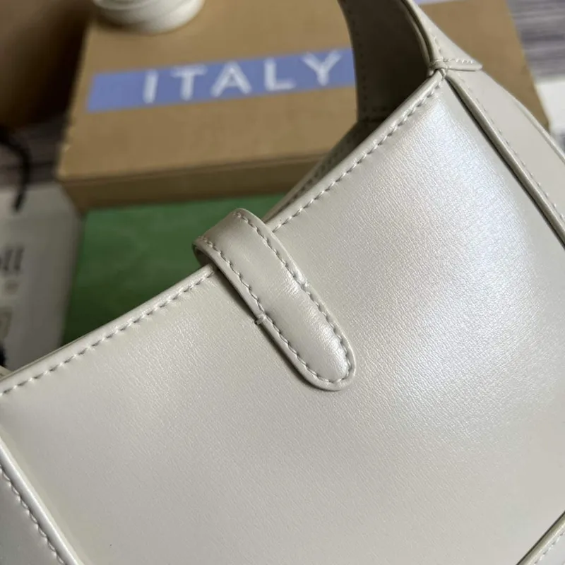 Gucci 637091 Jackie 1961 mini shoulder bag White