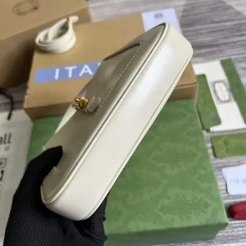 Gucci 637091 Jackie 1961 mini shoulder bag White