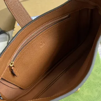 Gucci 636709 Jackie 1961 Small Natural Grain Bag Brown